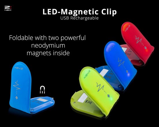 Oplaadbare USB LED Magneet Clip voor Fiets Veiligheid en Zichtbaarheid in het Donker — afbeelding 3