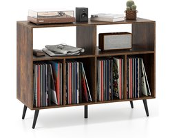 COSTWAY 3-Traps Vinyl Opbergkast - afbeelding 1