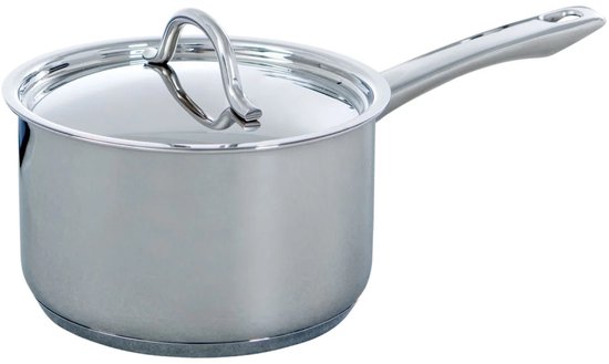 Profiline steelpan 16 cm met deksel