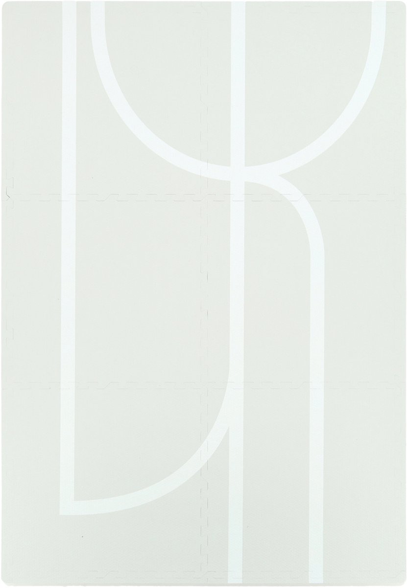 Puck Playmat Lines - Sandy White