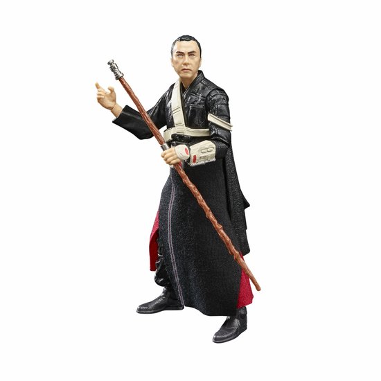 Hasbro Star Wars - Chirrut Imwe 15 cm Actiefiguur - Rogue One Black Series 2021 - Multicolours