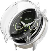 Strap-it TPU case geschikt voor Garmin Venu 4 - 41mm - Optimale bescherming - Bescherming tegen krassen & stoten - Beschermhoesje (Transparant)