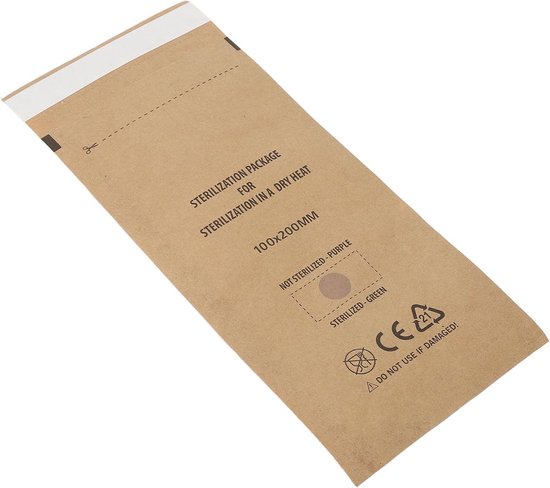 100Pcs Zelfsluitende Reinigingszakken - Wegwerp Zakken voor Nagelkunst, Klinieken en Schoonheidssalons - 100x200mm van Merkloos — afbeelding 3