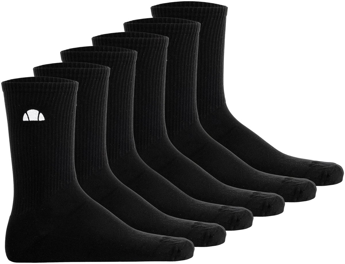 Ellesse Sokken ALACRE Crew Socks 6P Set van 6 Zwart