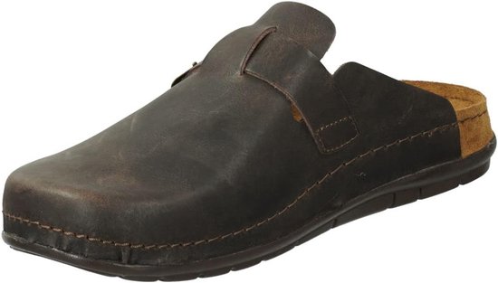 VeraCosy Tweekleurige pantoffels van traagschuim voor heren, Donker Grijs Blauw, 12/13 UK