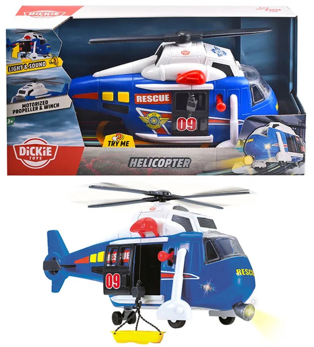 29cm helikopter met geluid en licht voor een geweldige prijs op