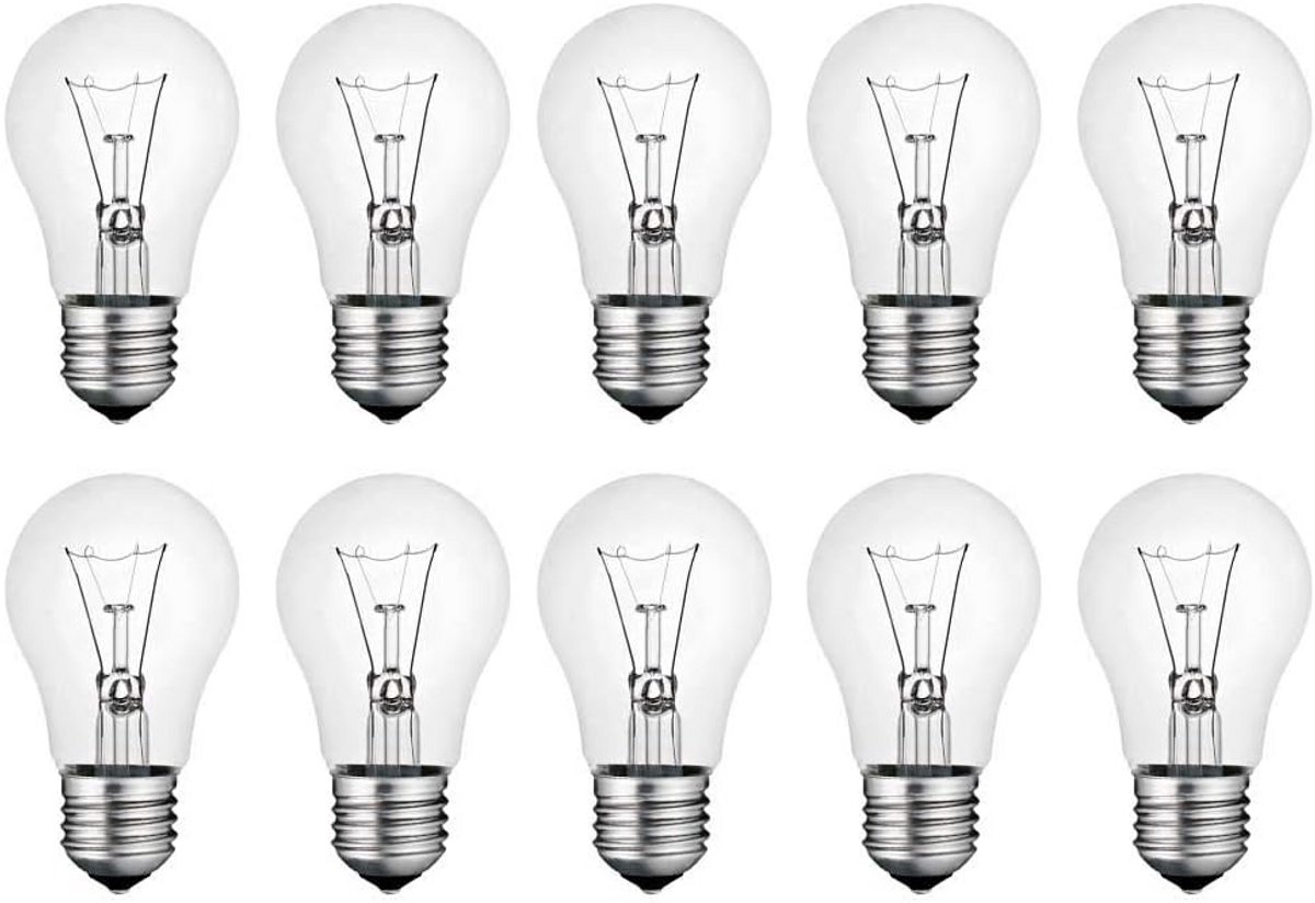 Set van 10 Standaard E27 Gloeilampen 100W Warm Wit Dimbaar