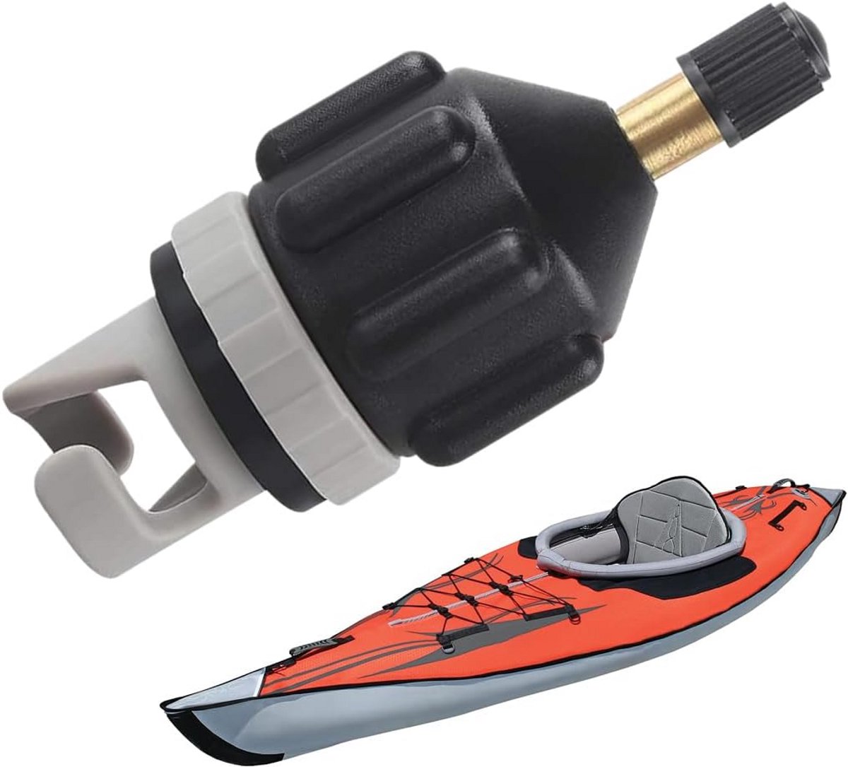 Universele SUP Ventieladapter voor Compressor - Snel Opblazen van Paddleboards, Kajaks en Boten
