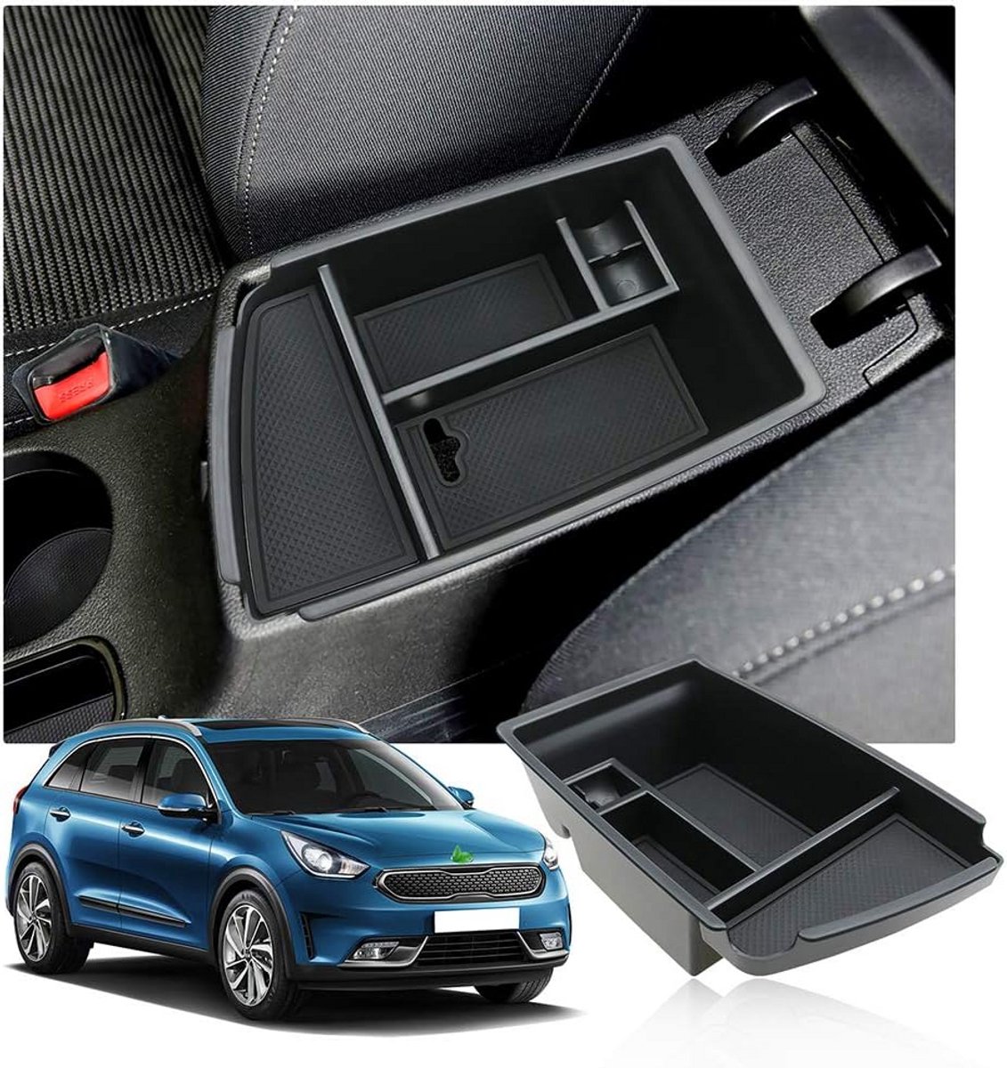 Opbergdoos Middenconsole voor Kia Niro Hybride 2016-2021 Interieur Accessoire