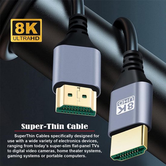 SunshineTronic High Speed HDMI Flachkabel 0,2m – 4K, Ethernet, ARC, Perfekt Für TV, PS5, PC & Heimkino
