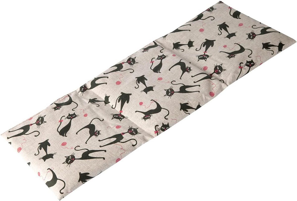 Kersenpitkussen 20x50 cm voor Warmte & Kou | 3-Kamer Ontspanningskussen