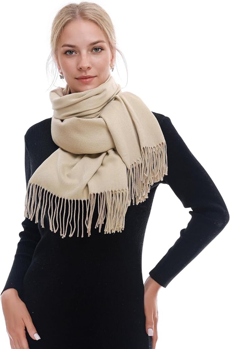 Dames sjaal Winter Herfst – Warme Zachte Omslagdoek Shawl – 70 x 200 cm , brige