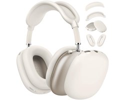 4-delige set - Siliconen Hoes - voor AirPods Max Hooftelefoons 1,2 van – Siliconen Oorkussens Beschermhoes - Oorschelp Beschermhoes, Hoofdband Beschermhoes – Anti-Kras Zachte Siliconen Beschermer – Sterrenlicht