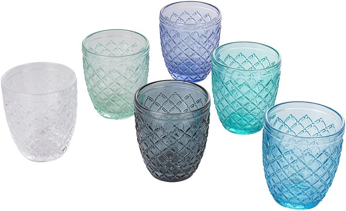 Set van 6 Glazen Ocean Water 275ml