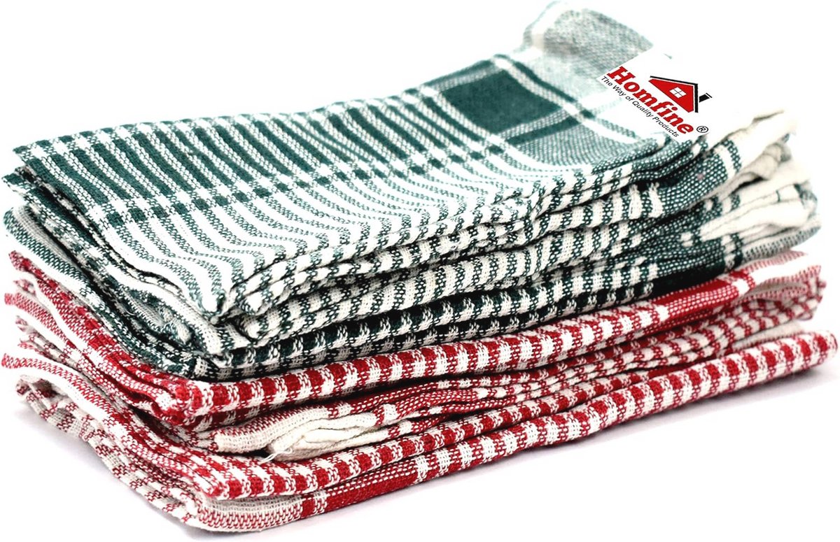 Set van 5 multifunctionele keukendoeken voor schoonmaken en koken - meerkleurig