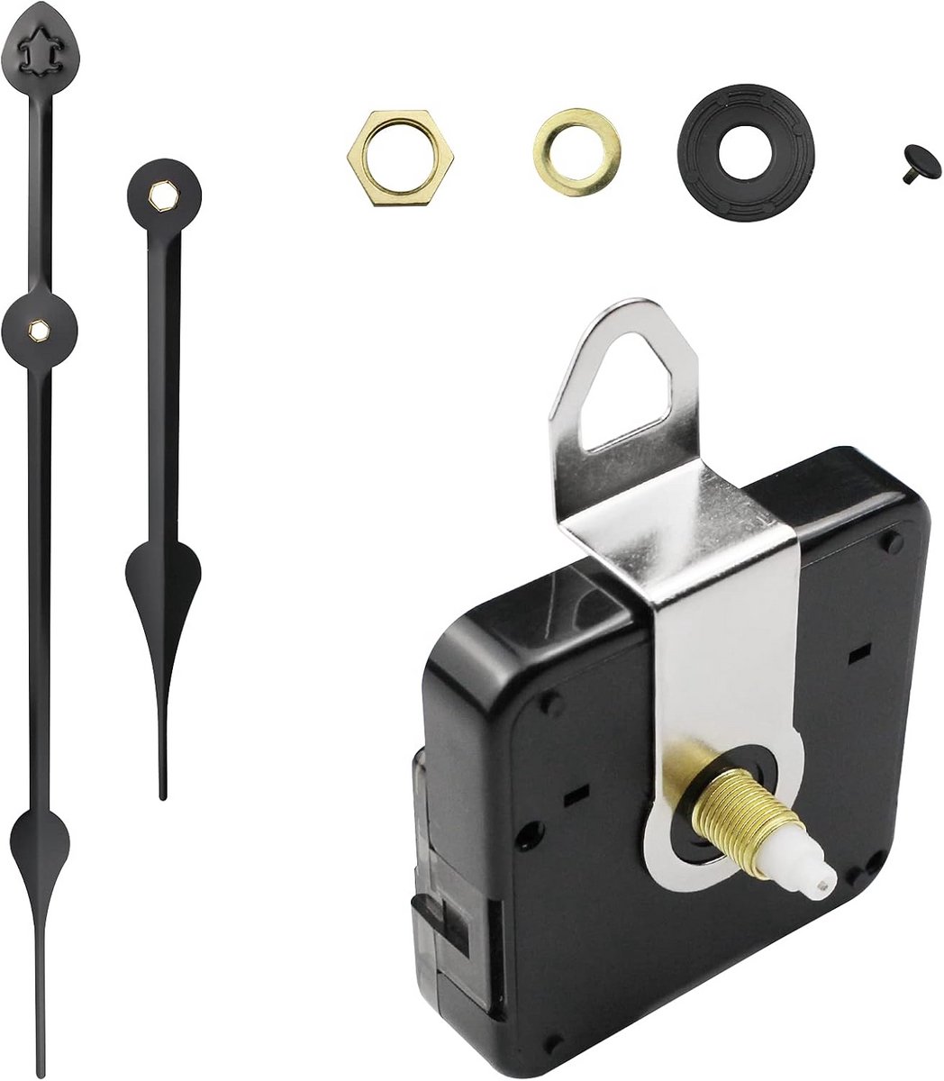 15 mm doe-het-zelf quartz wandklok uurwerk met wijzers en onderdelen