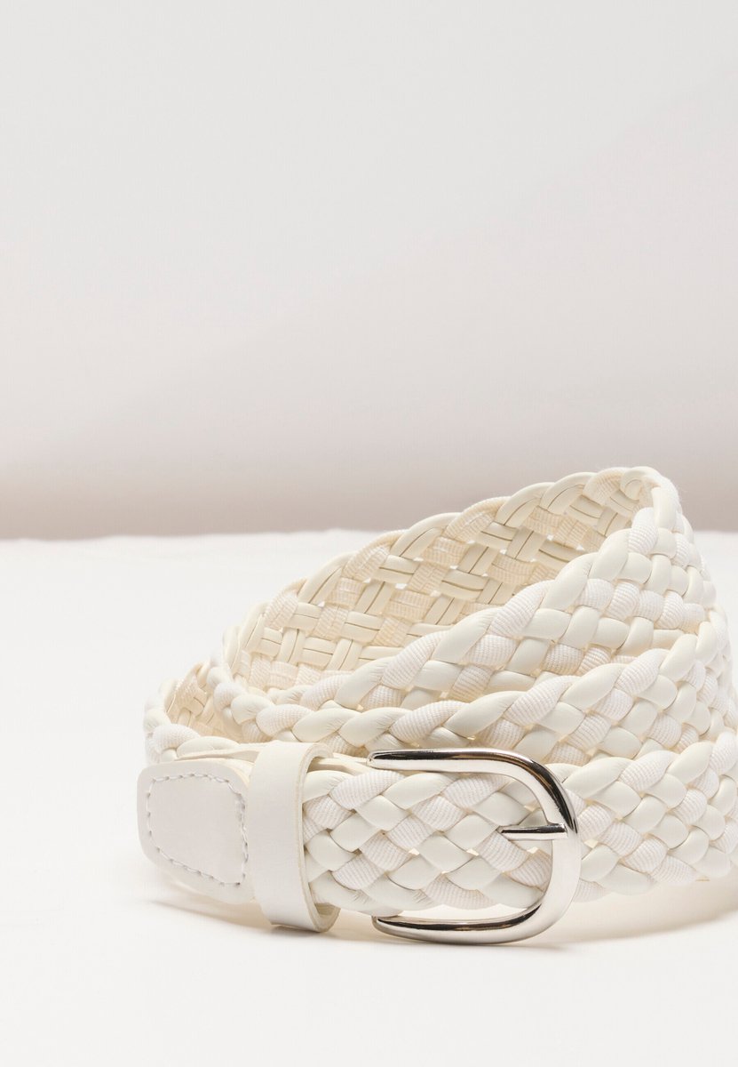 Damart - Gevlochten riem - Dames - Wit - 95 CM