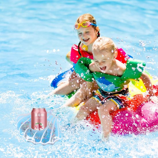 SLOOSH Aufblasbare Luftmatratze Pool für Erwachsene, 2er schwimmende Pool-Flöße, aufblasbare Pool-Nudeln für Erwachsene, Schwimmstuhl für Partys, Sommer, Wasser, Strand, Leuchtende Streifen, Grün,Blau