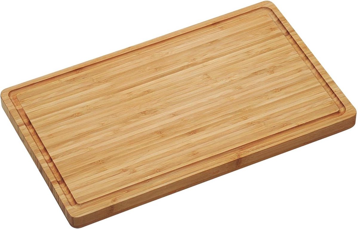 Professionele bamboe snijplank 45 x 27 cm met handgrepen
