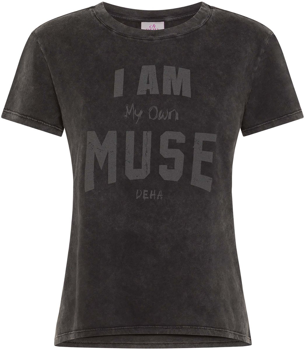 Deha Gemarmerde Grafiek T-Shirt - Fashion Wear - Vrouwen