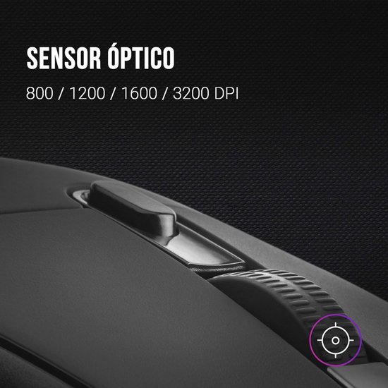 RGB Gaming Muis met 3200 DPI Optische Sensor en Antislip Design — afbeelding 4