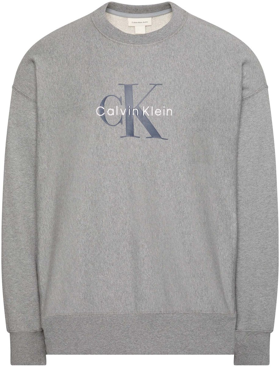 Ck Jeans Sweater Ls Eu 350Terry Monol - Fashion Wear - Volwassen