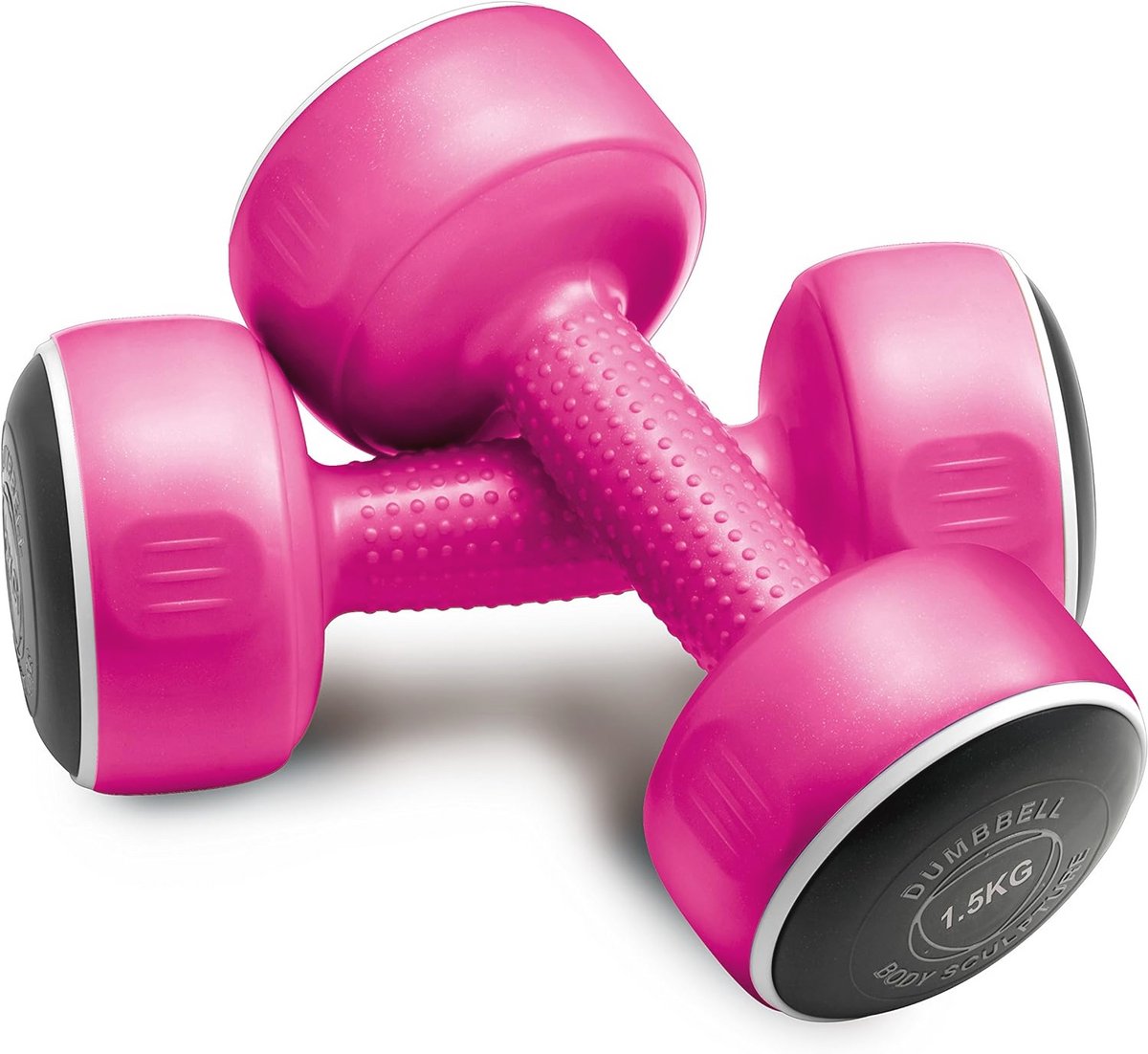 Unisex Slimme Halterset 2x1,5 KG voor Thuis Fitness