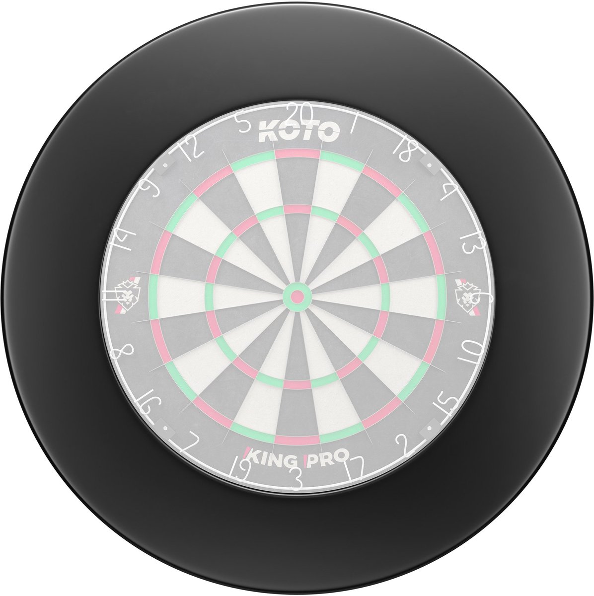 KOTO – Dart Surround Ring Zwart - Officiële Dartbord Grootte - Economisch & Duurzaam - Beschermd Muren & Dartpunten