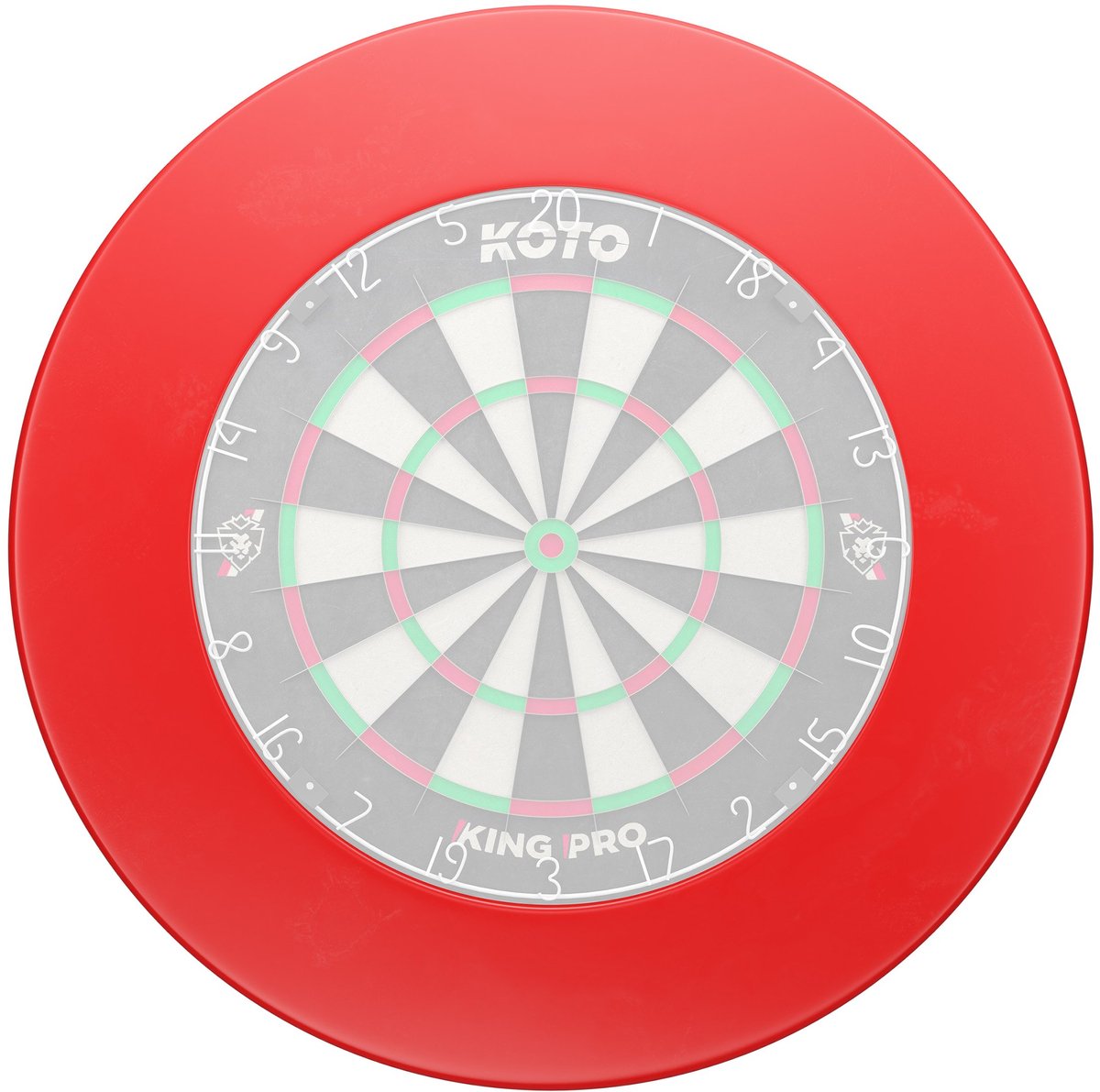 KOTO – Dart Surround Ring Rood - Officiële Dartbord Grootte - Economisch & Duurzaam - Beschermd Muren & Dartpunten