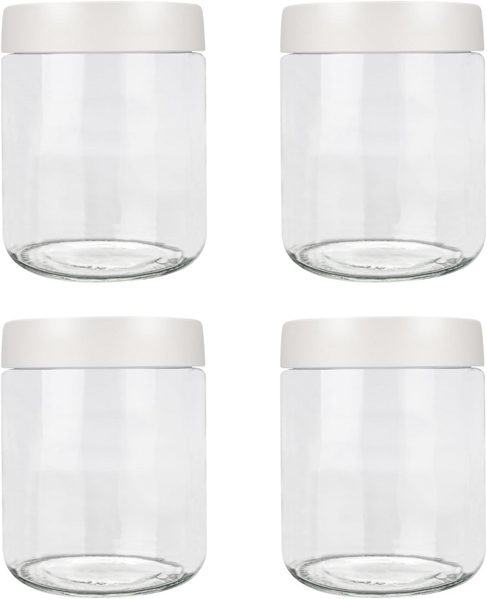 Voorraadpot met Screw-deksel en Brede Hals - 300 ml