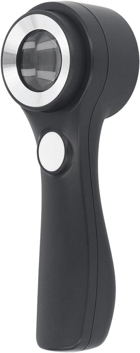 Allecta - Handvergrootglas met LED-verlichting en USB-oplaadbaar, 60x vergroting voor verkenningsobservatie.