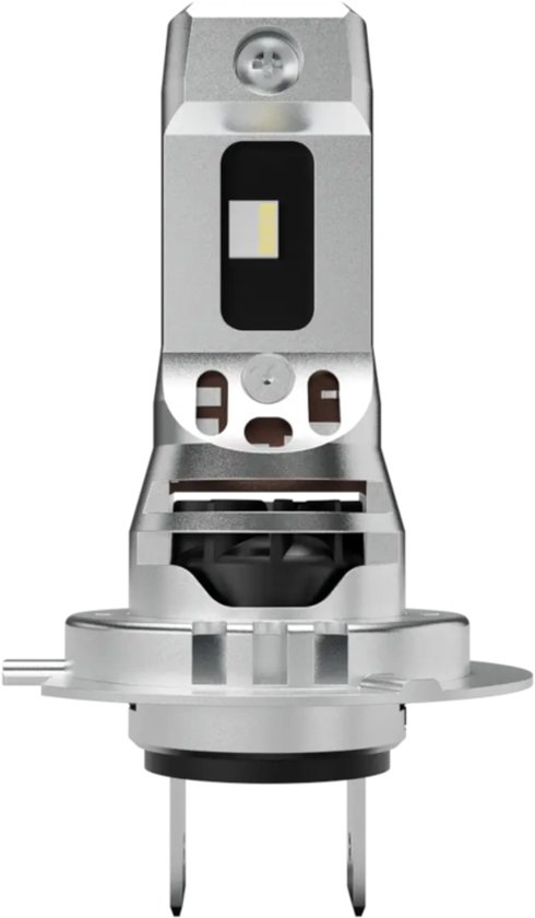 Osram Night Breaker Speed LED H7 lamp. Zilverkleurige behuizing met zwart detail en zichtbare LED.