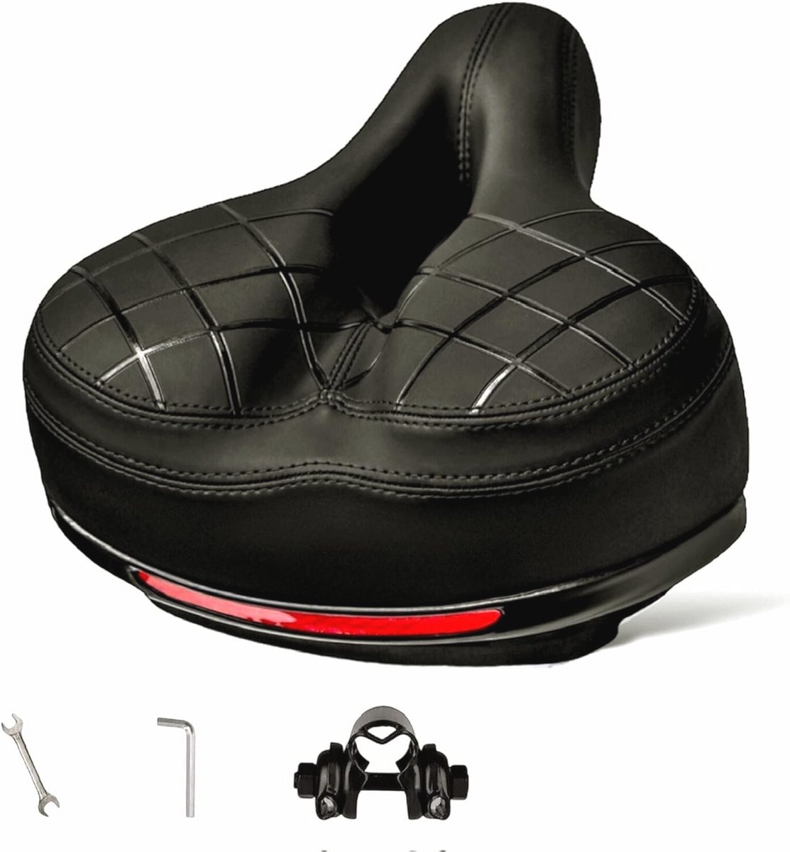 Comfortabel Fietszadel met Stootkussen voor Fietstoeltjes - Ergonomisch en Waterdicht
