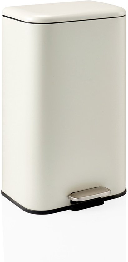 Poubelle / système de tri des déchets Clean 1 - 30 L acier beige hjh OFFICE