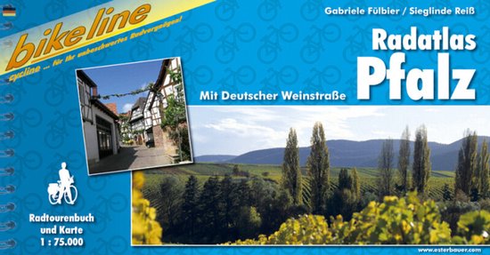 Pfalz Radatlas Mit Deutscher Weinstrasse - cover