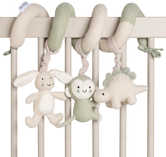 Baby's Only Boxspiraal Animals - Laurel Green/Warm Linen