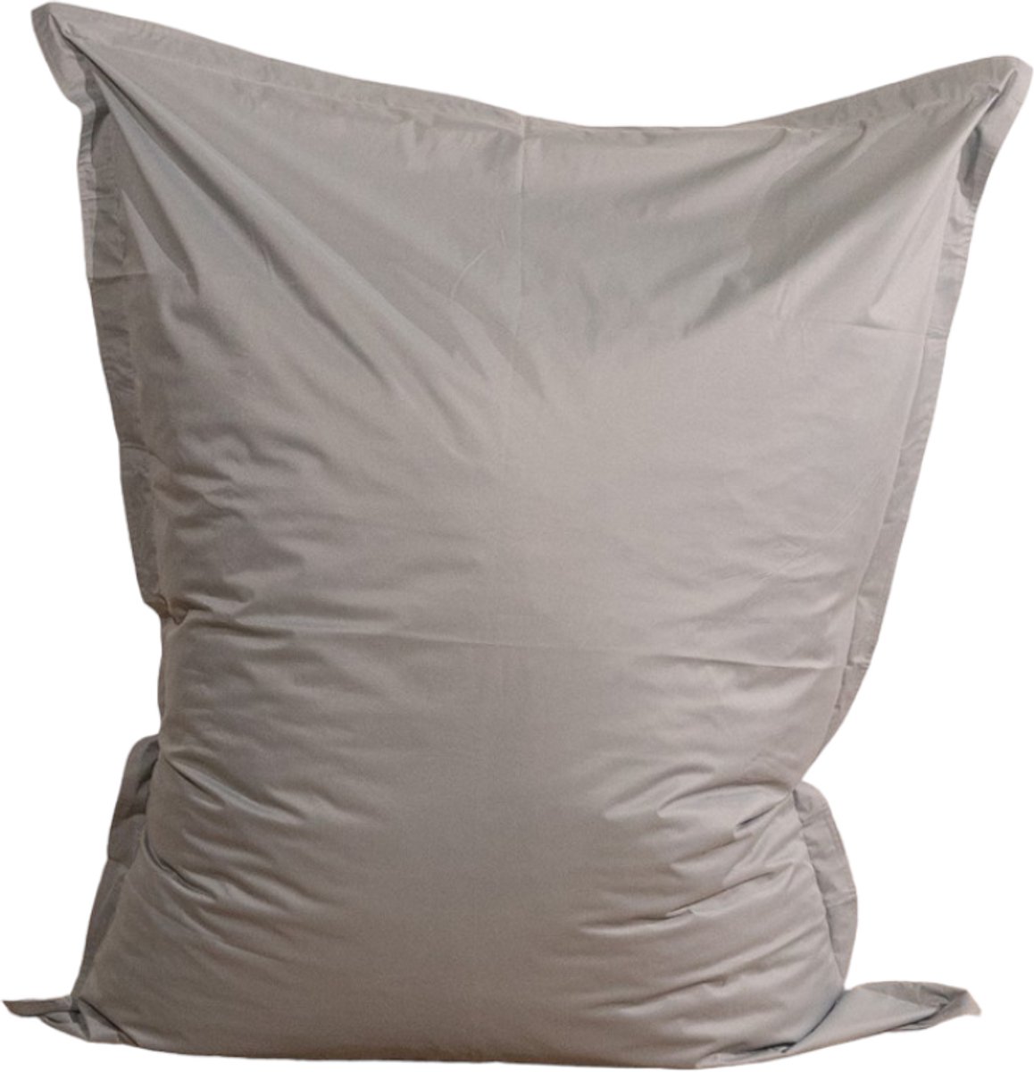 Bananair - Zitzak XXL afneembare hoes - Voor buiten - Waterdicht - UV-bestendig - Lichtgrijs - 140 x 180 cm