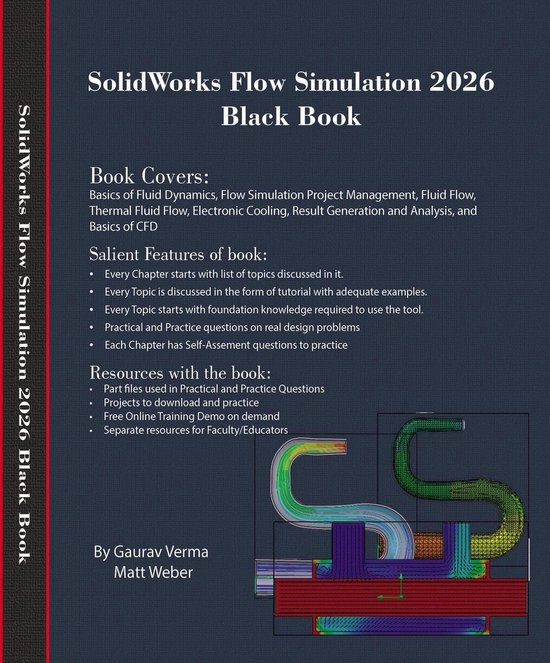 SolidWorks Flow Simulation 2026 Black Book - cover