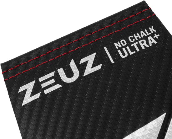 ZEUZ Ultra No Chalk Grips pour Fitness & CrossFit – Gants de Sport – Gymnastique – Turnen – Noir – Taille L