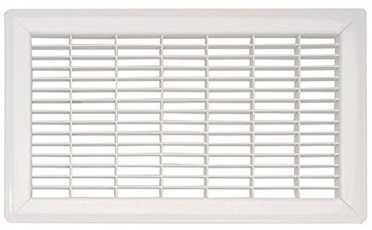Vloer Retourluchtrooster 20 x 25,5 cm - Zware Stalen Constructie en Duurzame Afwerking