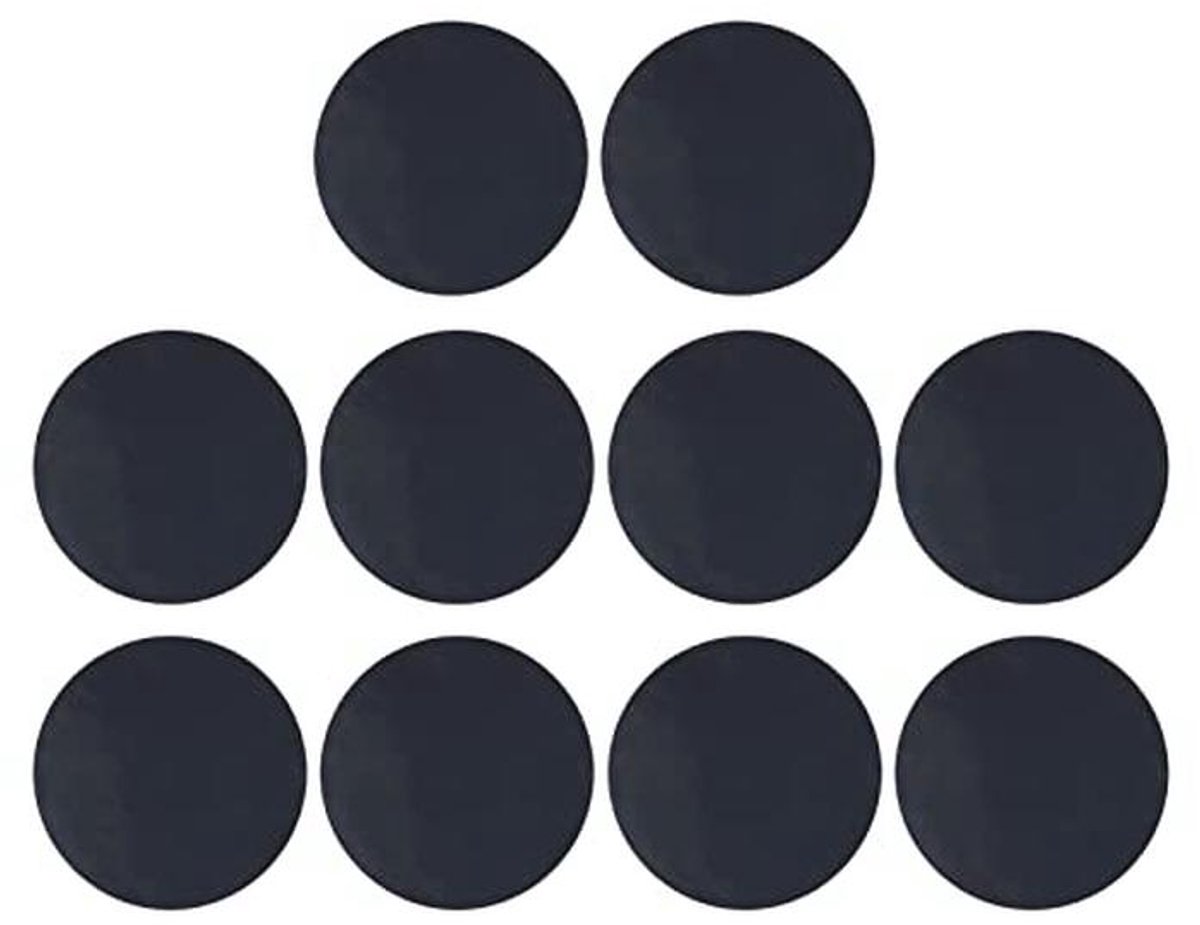 10 Stuks Ronde BBQ Grill Mat - 24 Cm Hittebestendig en Herbruikbaar