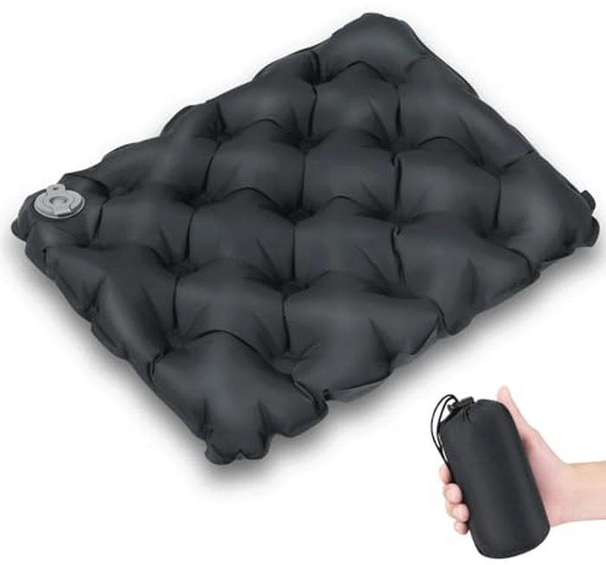 Opvouwbaar en Opblaasbaar Zitkussen voor Outdoors, Camping, en Elk Avontuur