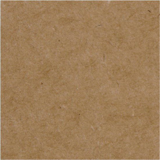 Close-up van bruin kraftpapier met een licht gebande textuur.