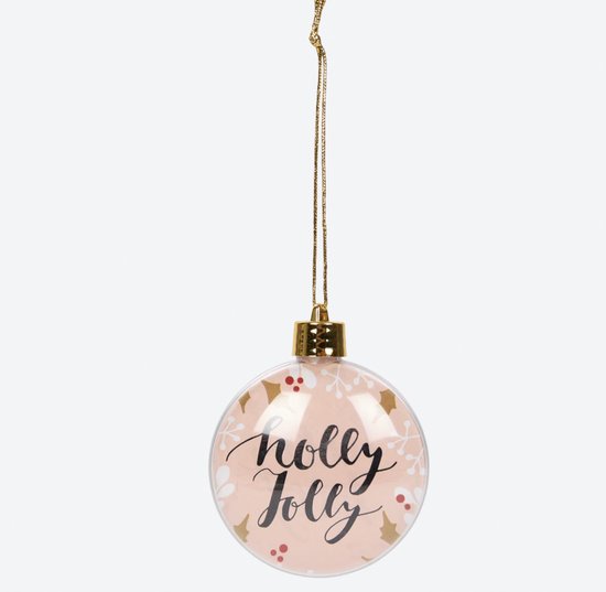 Set van 4 grote transparante kerstballen om op te hangen voor de boom, gepersonaliseerd kerstcadeau of handwerk (zilver
