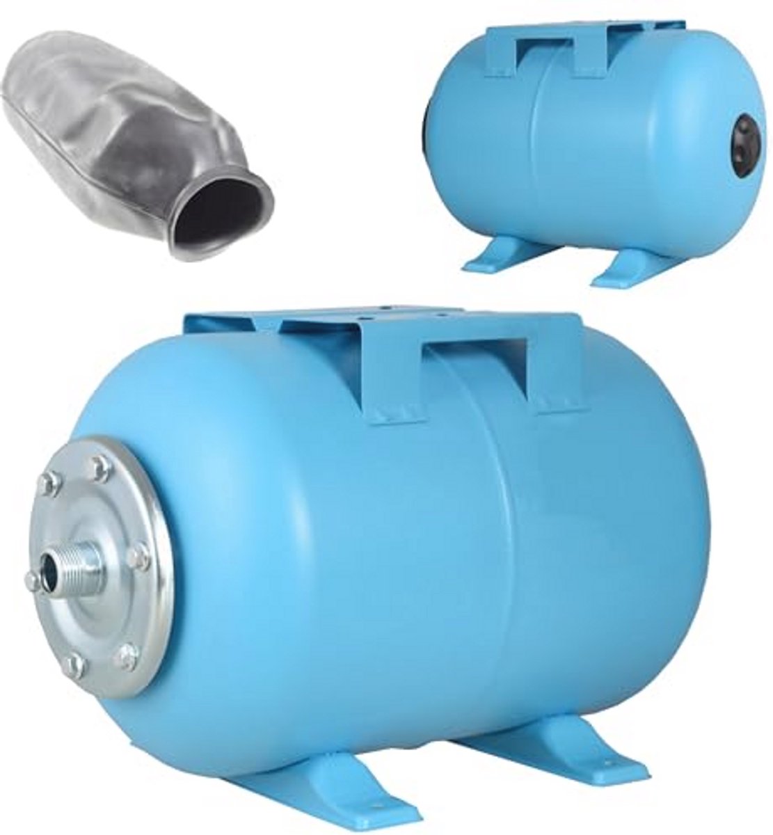 Drukvat 24L - Hydrofoor Drukketel voor Wateropslag - Duurzaam Stalen Systeem met EPDM-memb