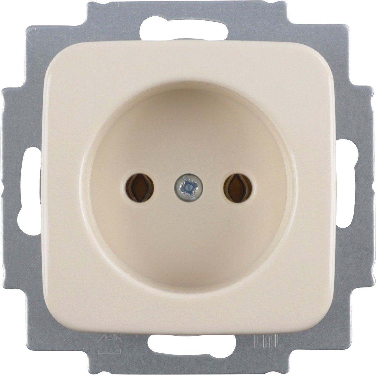 Busch-Jaeger SI contactdoos - inbouw - 1-voudig - crème
