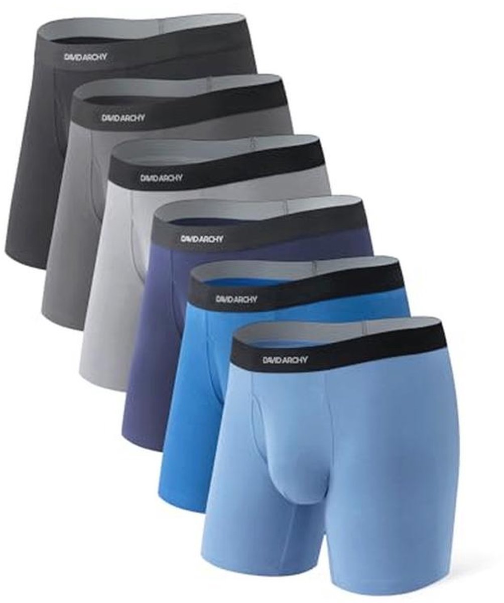Boxer Short voor Heren in Modal en Katoen - Ademend, Comfortabel en Zacht - Multipack van 3 stuks