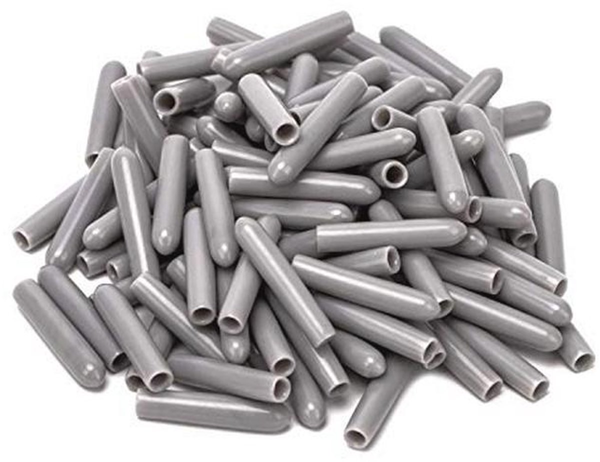Doppen voor vaatwasserrek - Beschermende PVC doppen 2,5 cm en 3 mm diameter - 100 stuks