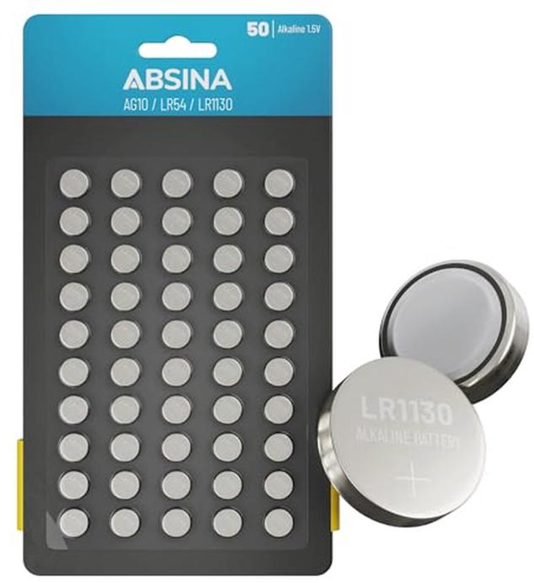 Alkaline Knoopcellen AG10 LR1130 - 50 stuks 1,5V - Lekvrij en Lange Houdbaarheid