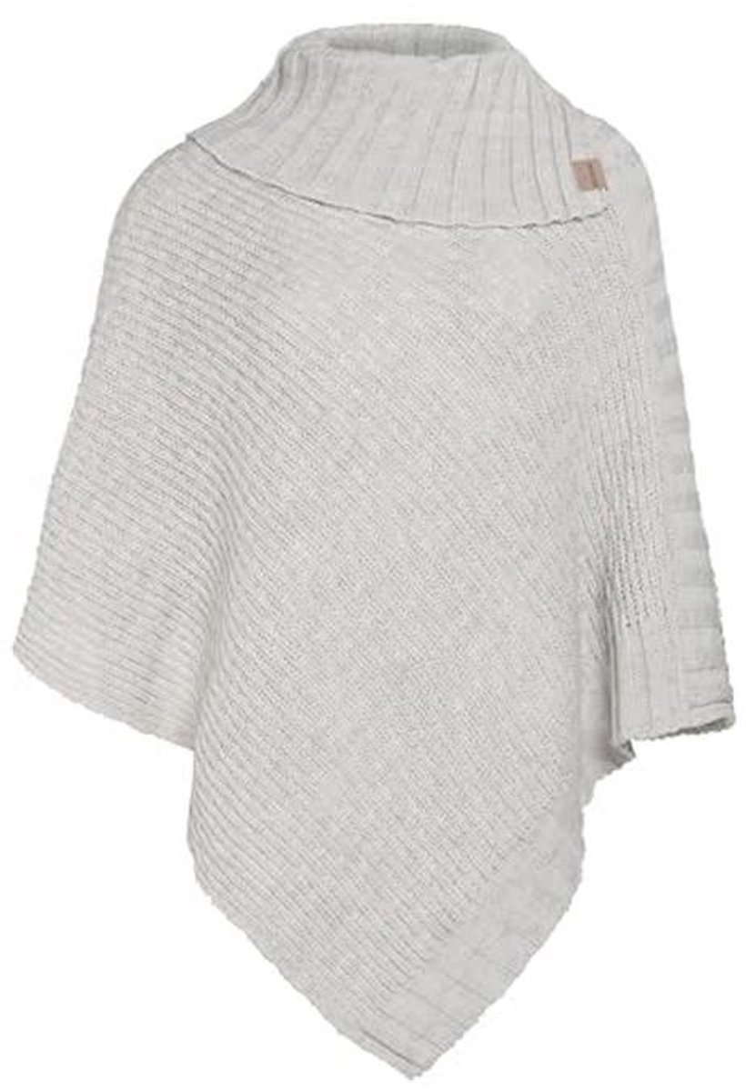 Dames Gebreide Poncho met Sjaalkraag - Unieke Wintersjaal - One Size